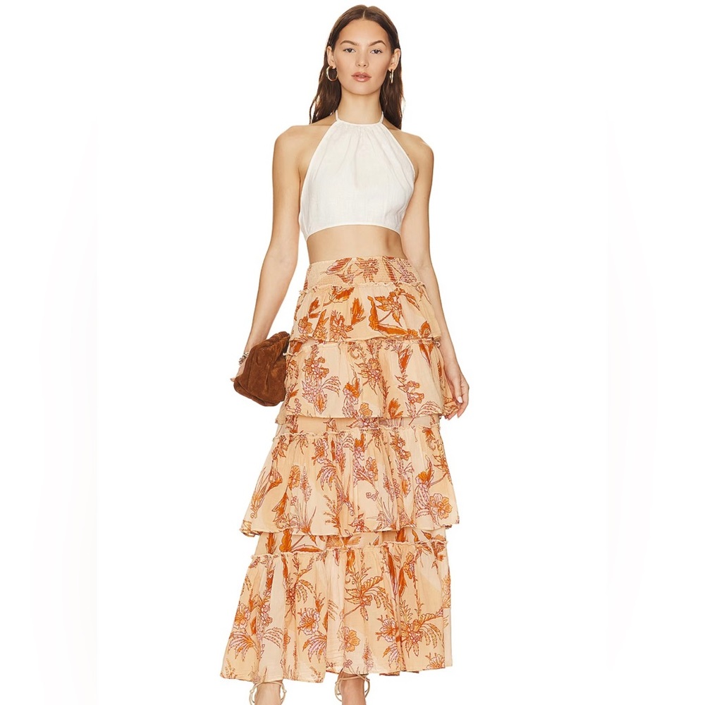 Free people sawyer maxi skirt